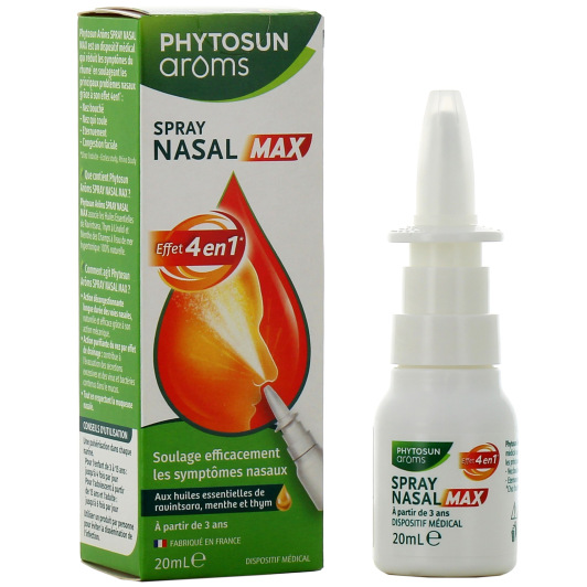 Phytosun Aroms spray nasal max : nez bouché, rhume