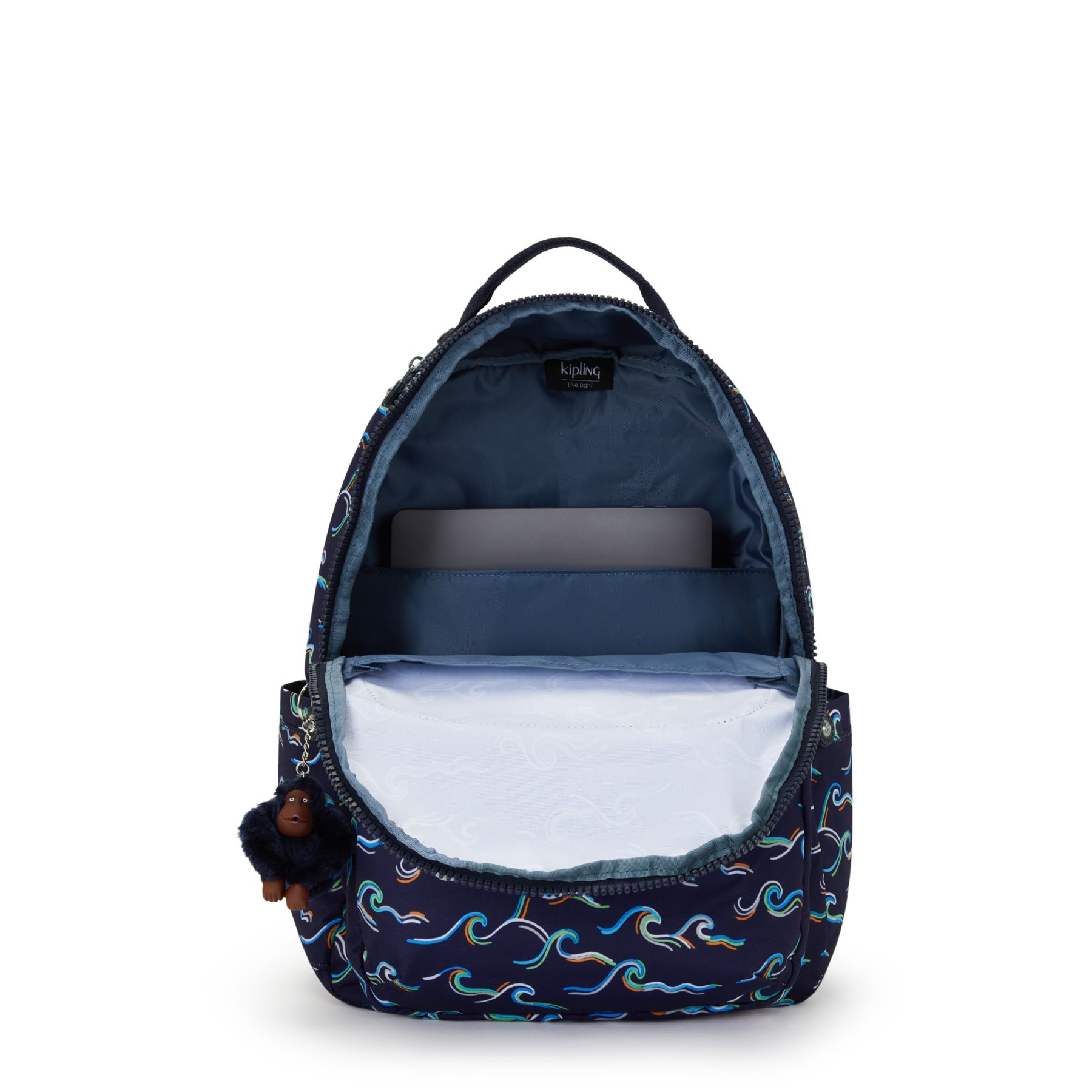 SEOUL Grand Sac à Dos Avec Protection Pour Ordinateur Portable - Fun Ocean Print