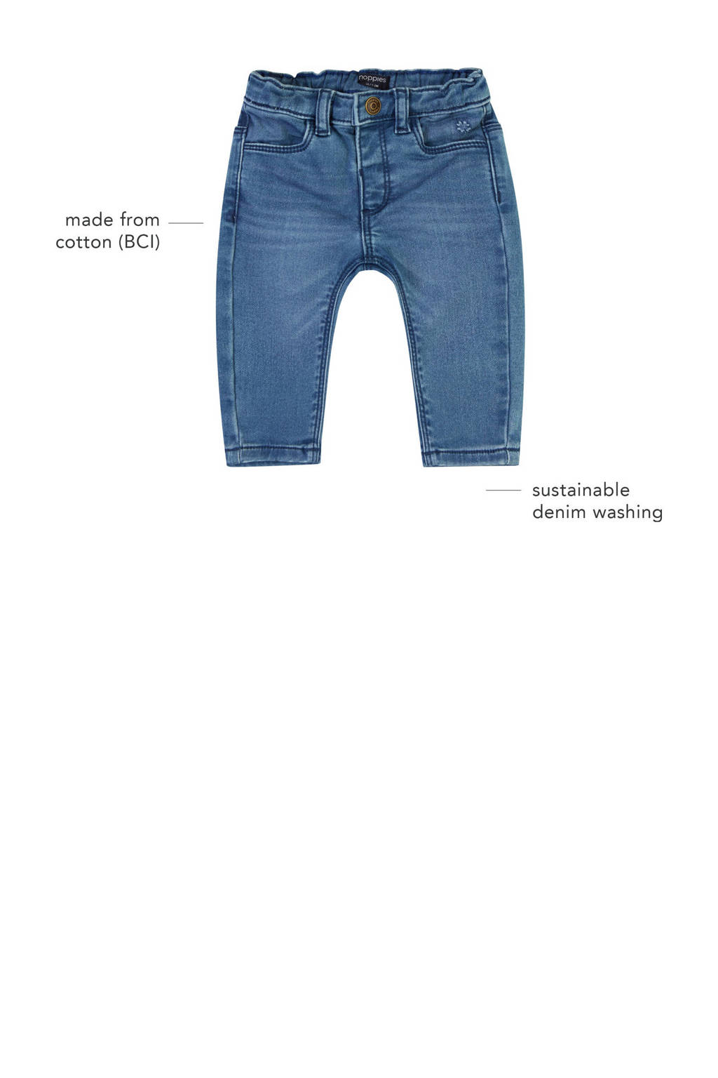 Noppies regular regular fit jeans medium blue denim