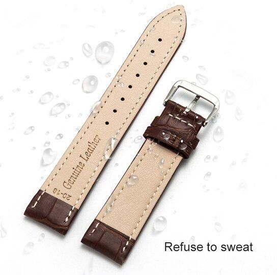 Samsung - Galaxy Watch 4 Classic - Crocodile Leren Bandje - Bruin - 42mm / 46mm