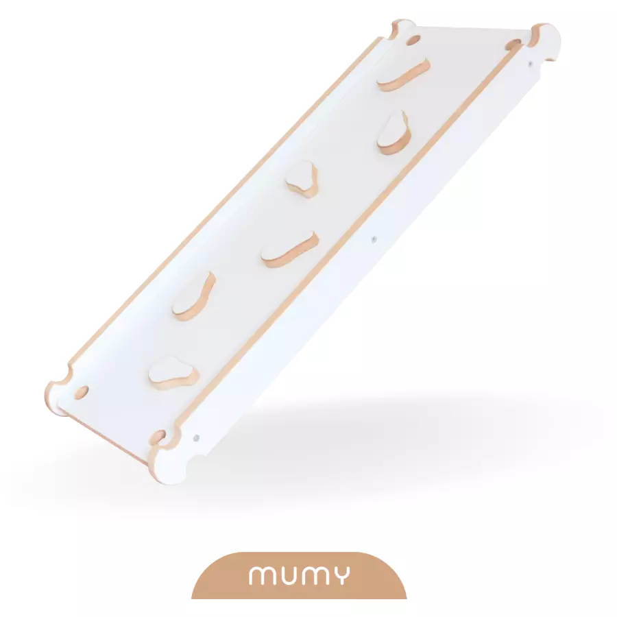 mumy™ Rampe 2-in-1 easySLIDE weiß  natur