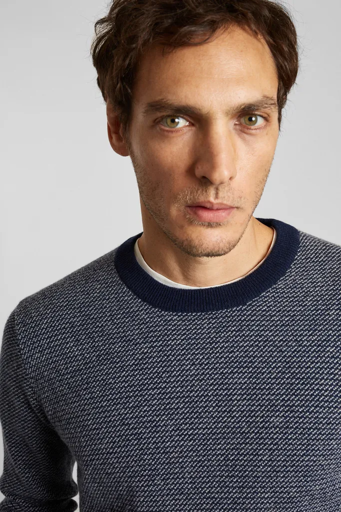 Pull jacquard en laine recyclée L'Exception Paris