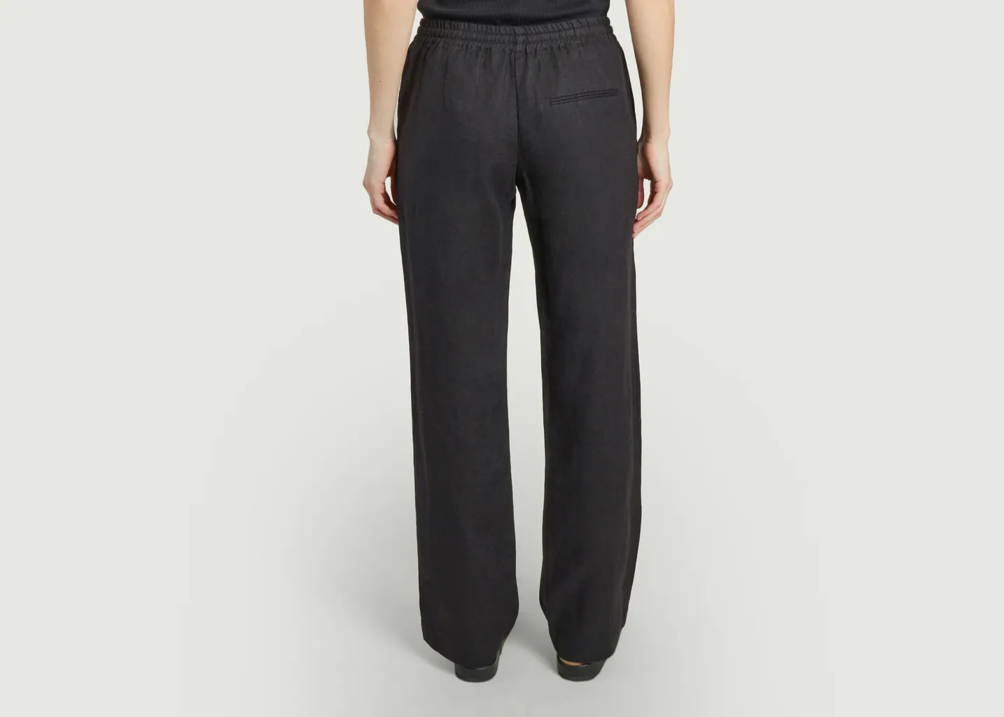 Pantalon décontracté en lin Hoys Samsoe Samsoe