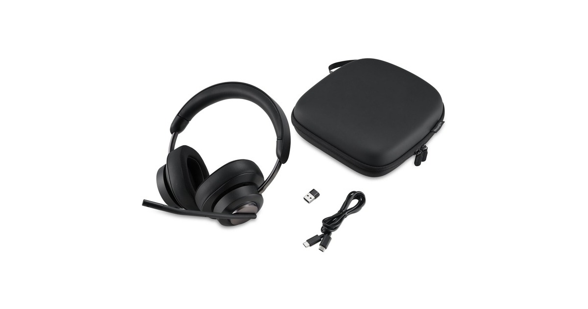KensingtonH3000 Bluetooth Over-Ear Headset    (Zwart, Bluetooth 5.2)