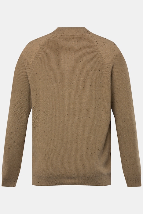 Men+ Strick-Troyer, Zippkragen, bis 8 XL