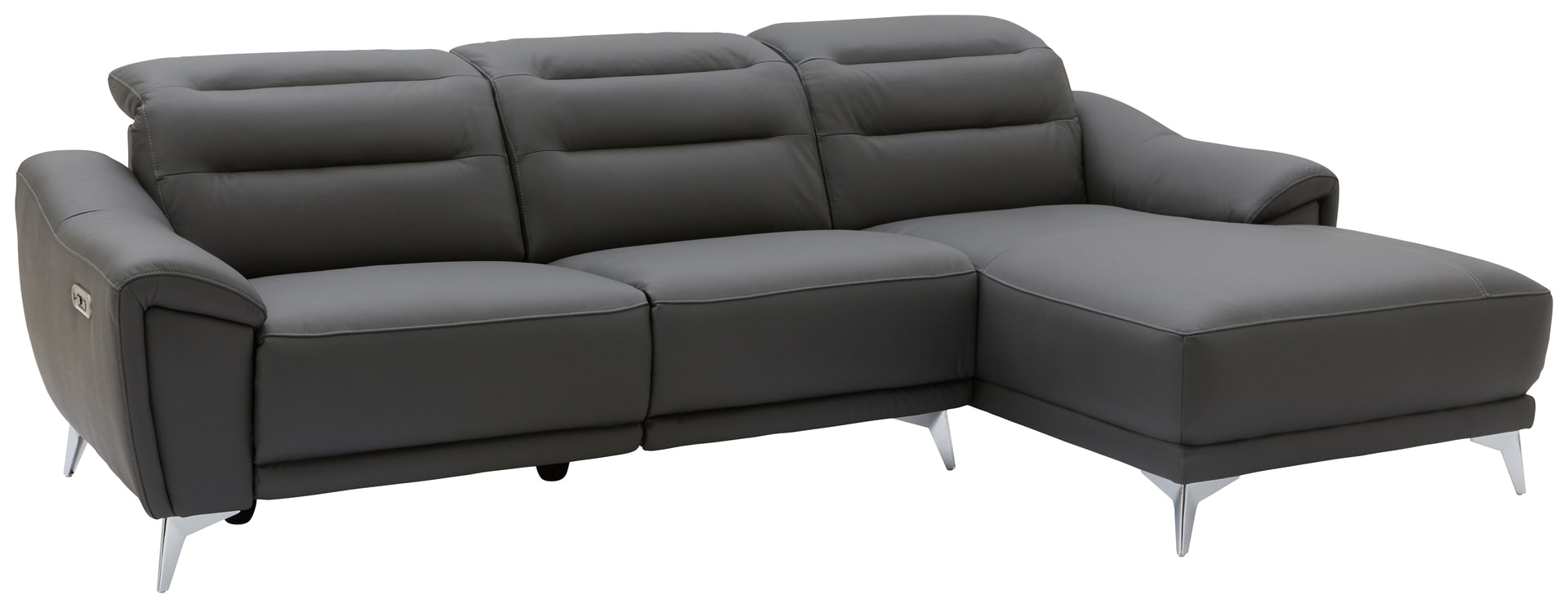 CASAVANTI Ecksofa ASTI dunkelgrau
