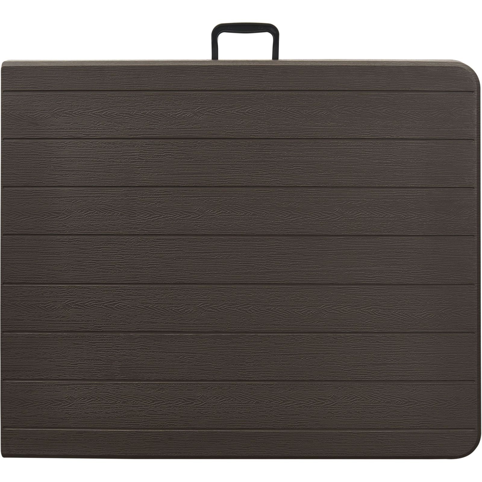 Gartentisch Tabora - braun-schwarz - klappbar
