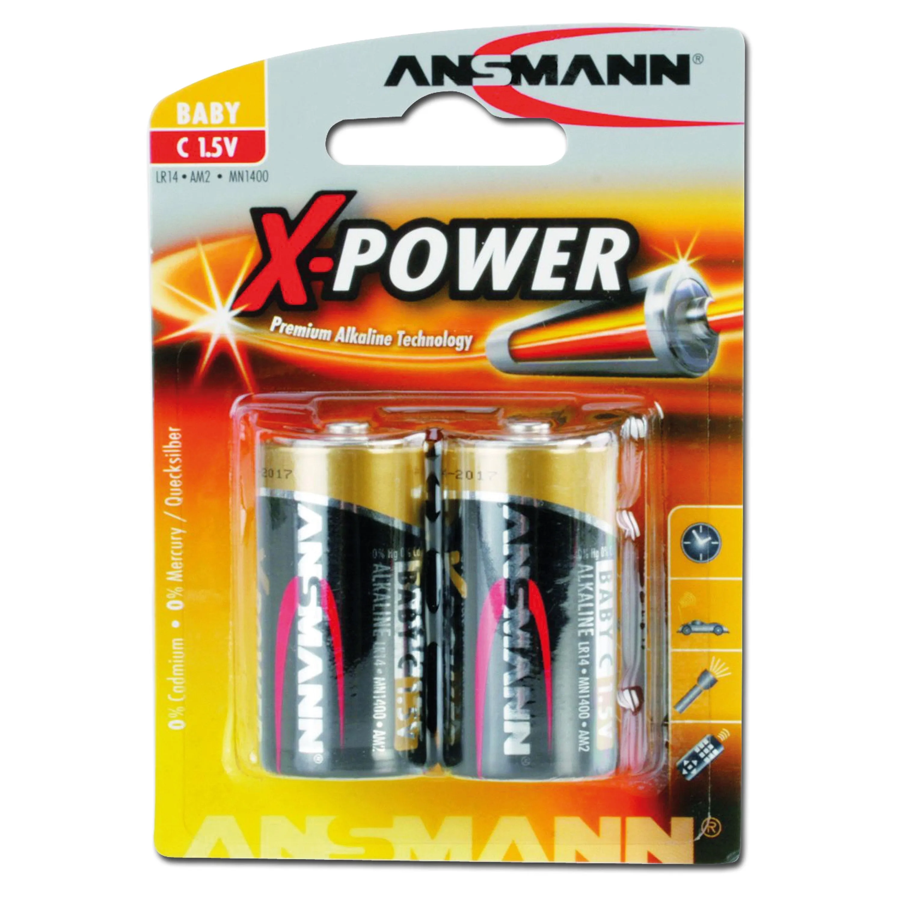 Ansmann -  Batterie Baby C X-Power 2er-Pack