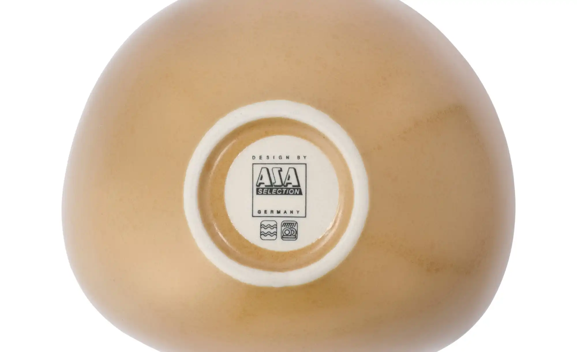 Tasse mit Unterteller Cuba Ocra