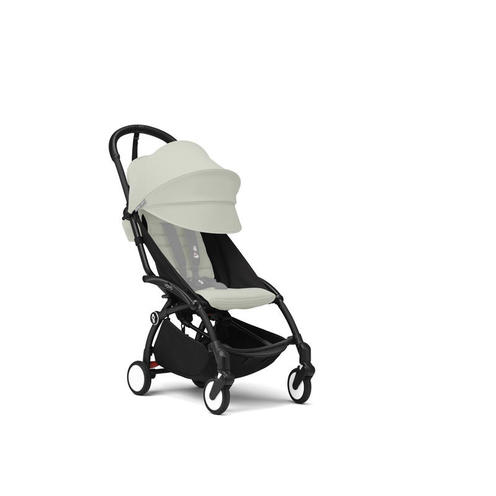 Poussette YOYO 3 Pack 0+ et 6+ Olive / Cadre Noir - STOKKE