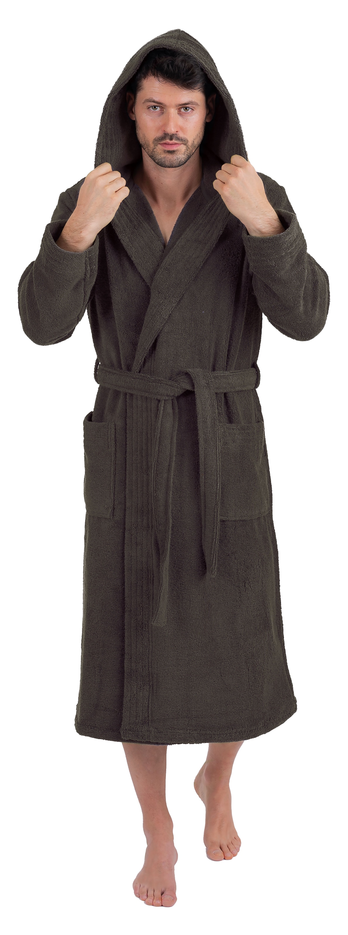 Wewo fashion Unisex-Bademantel »3006, ideal für Sauna & Spa, Hotelbademantel, Morgenmantel«, 1 Stk. klassisch elegant