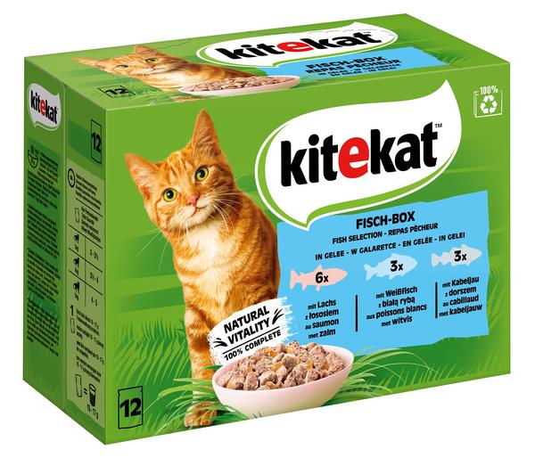 KITEKAT® Nassfutter für Katzen Multipack