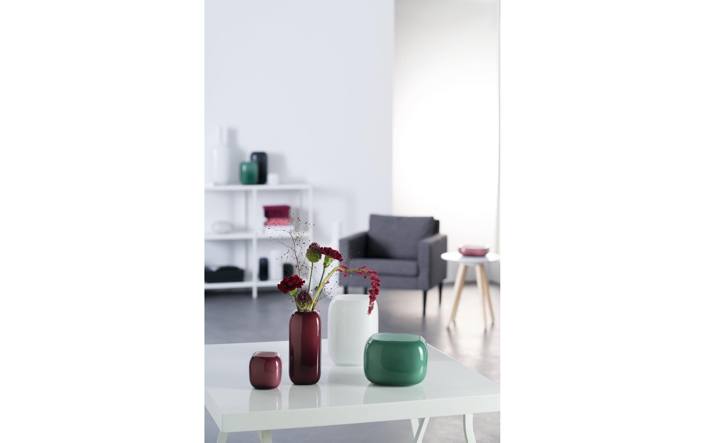 Vase Milano, Weiss, 20 cmModerne Dekovase