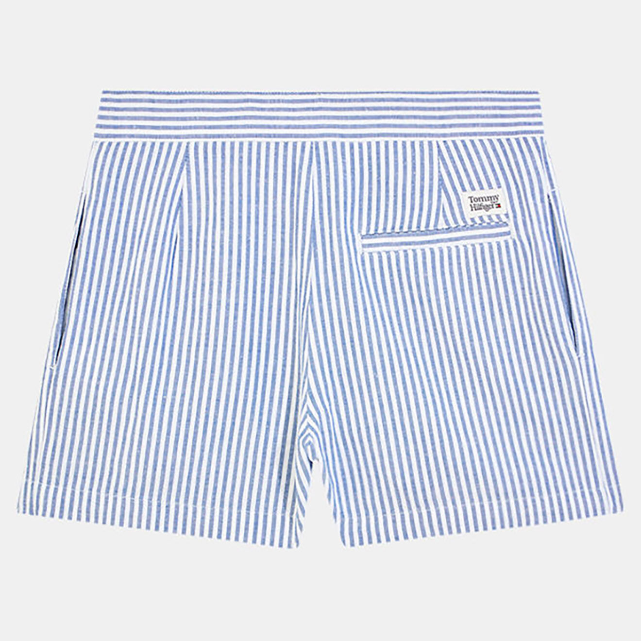Tommy Hilfiger Short rayé bleu/blanc
