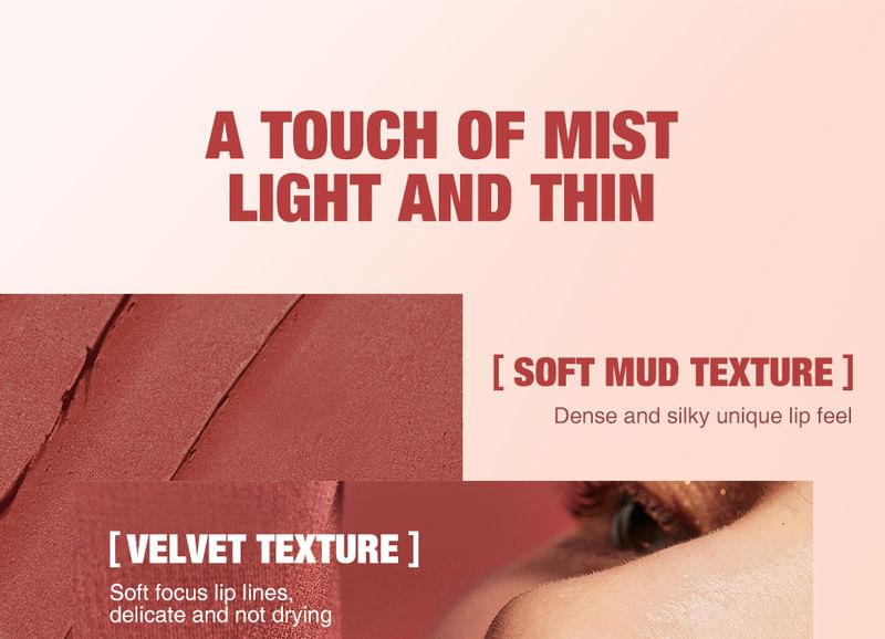 O.TWO.O - Velvet Matte Lip & Cheek Mud (7-11)