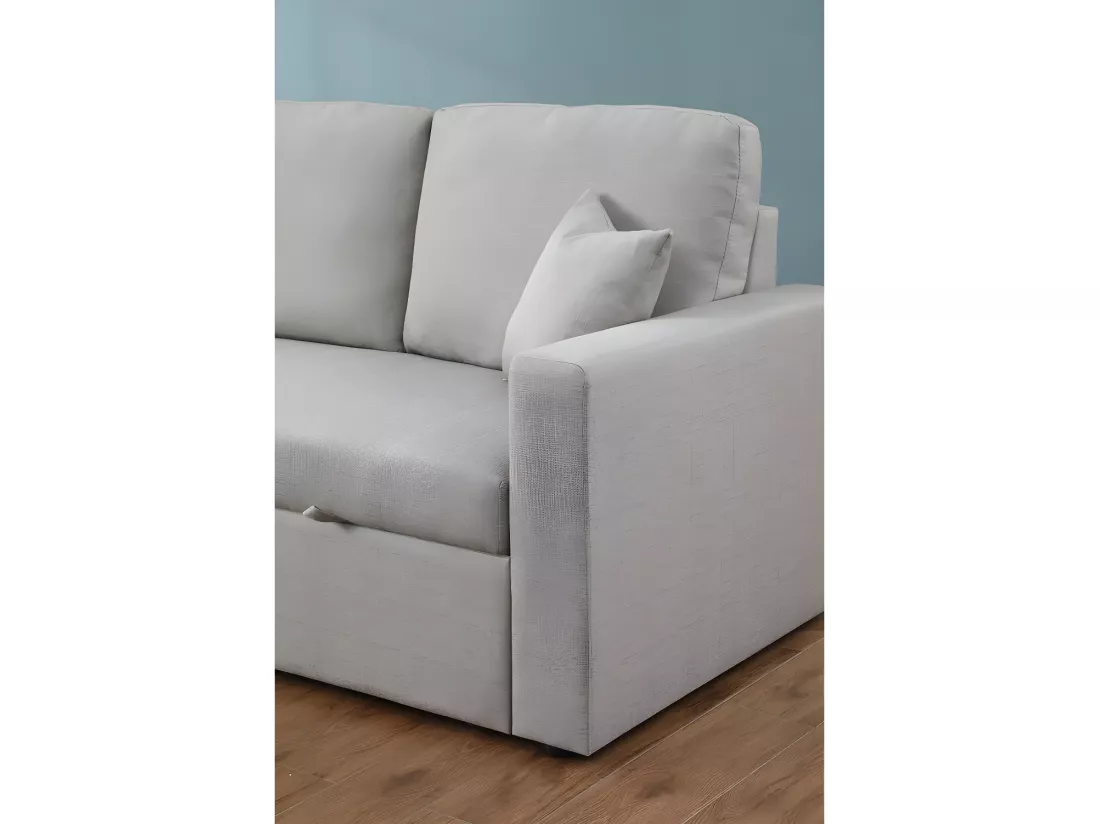 Canapé d'angle convertible/ réversible avec coffre 