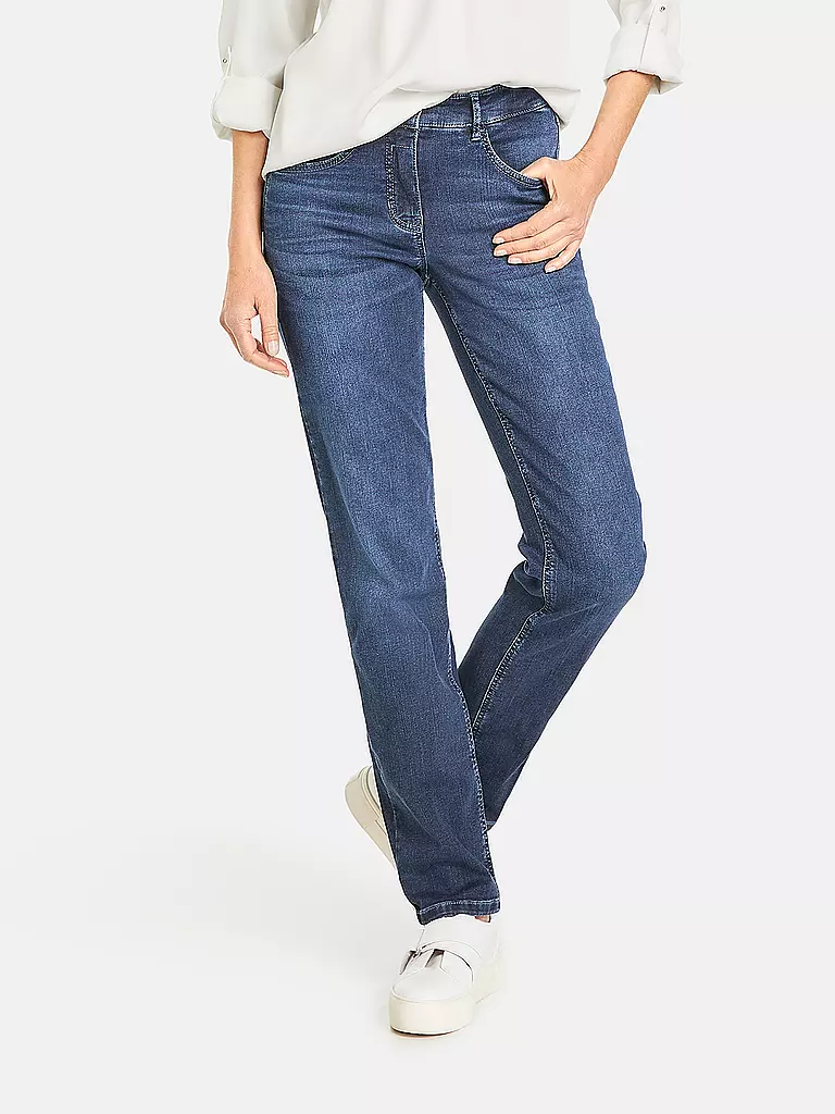 GERRY WEBER Jeans Slim Fit  dunkelblau