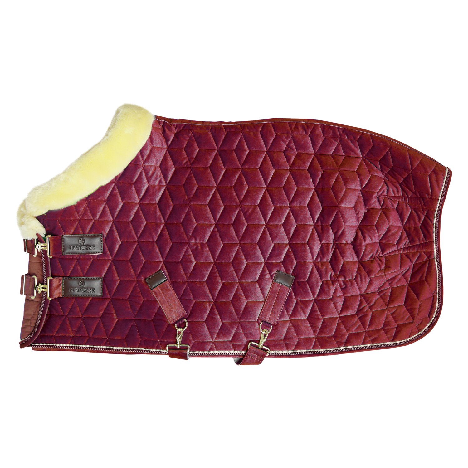 KENTUCKY Show Rug Velvet  - bordeaux