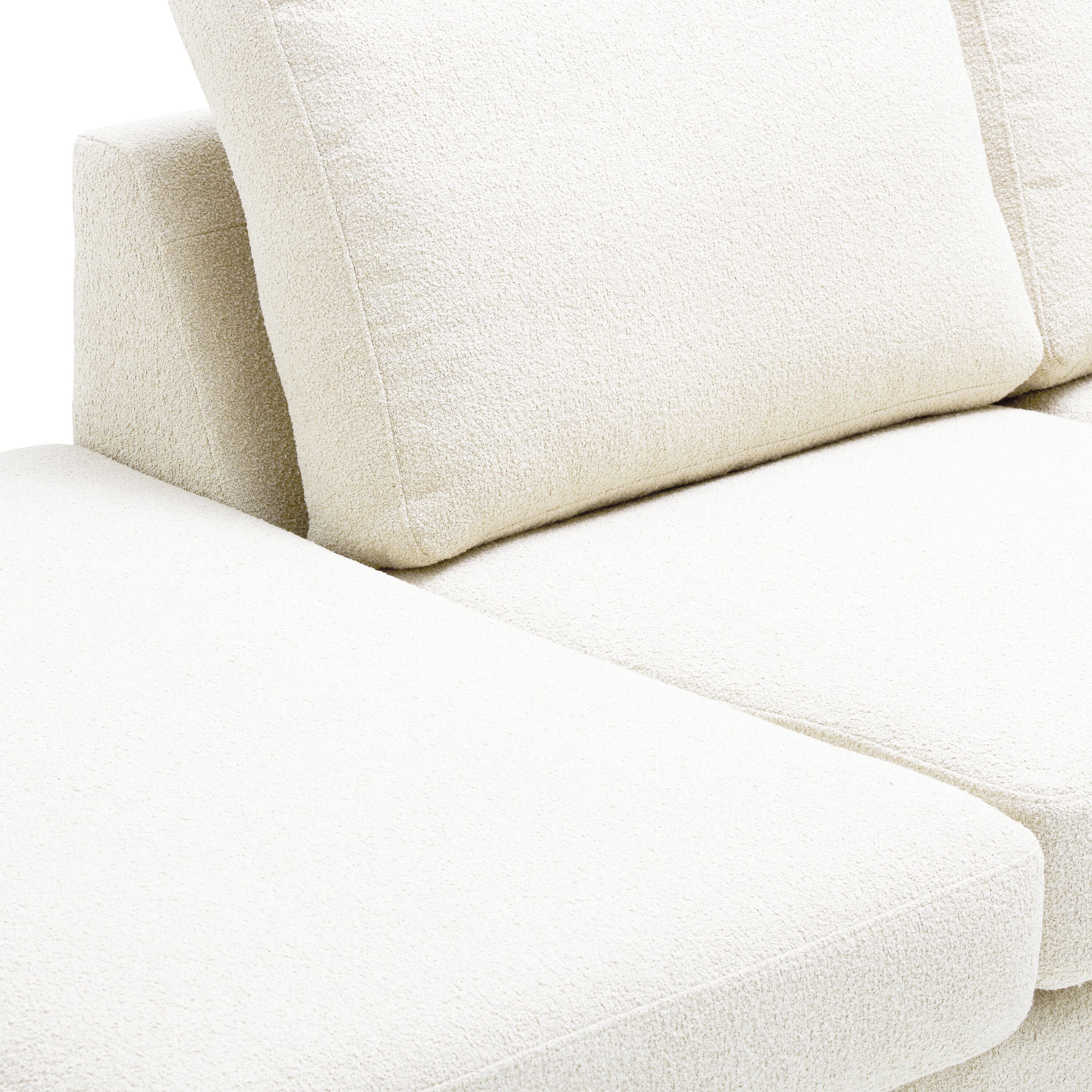 DIENER B St Enna 2.5er Sofa Otto L weiss - Weiss / B: 279.0 cm x T: 225.0 cm x H: 81.0 cm