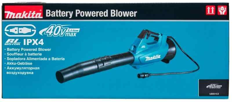 Makita UB001CZ 36 V Bladblazer connector type zonder accu's en lader, in doos