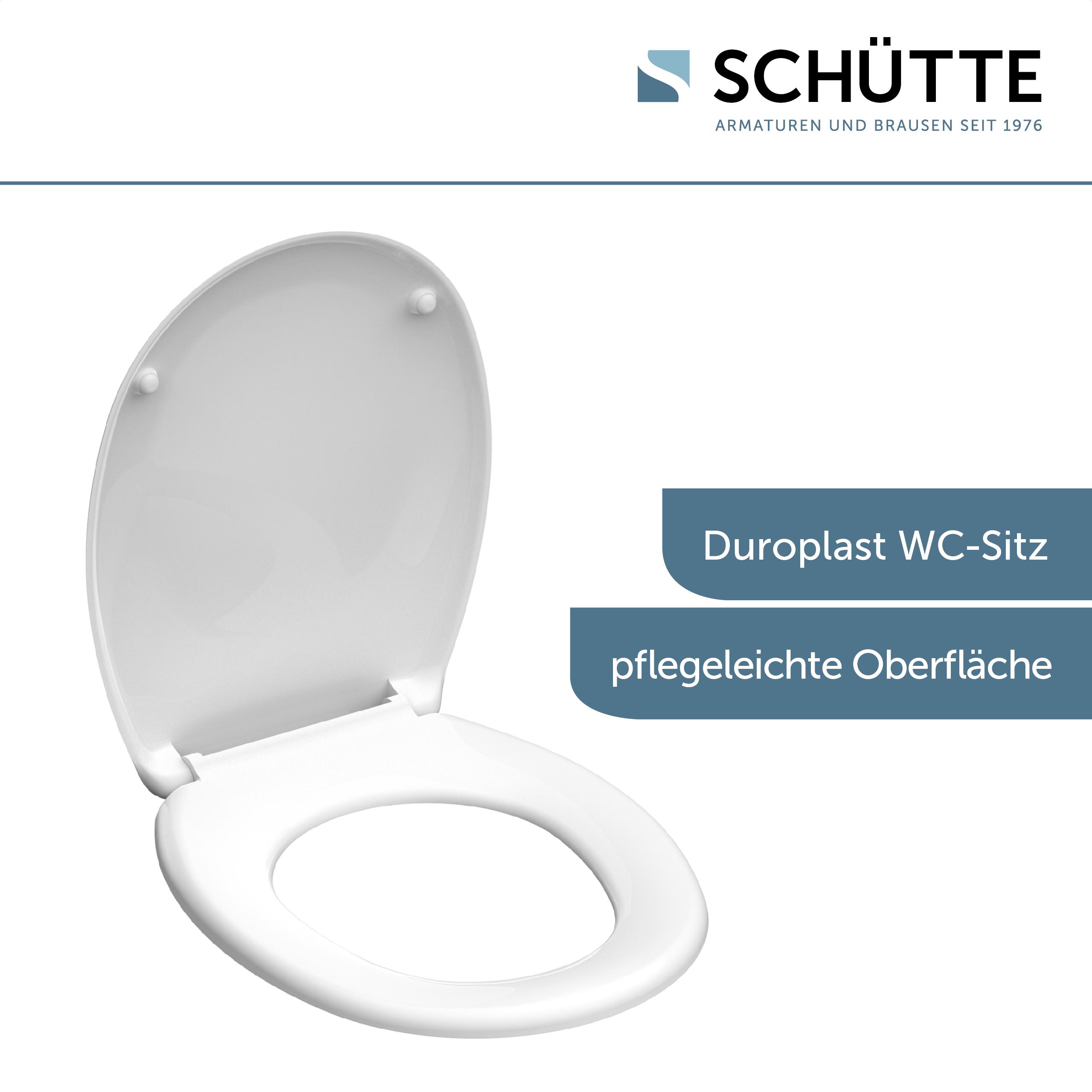 Schütte Duroplast WC Sitz WHITE