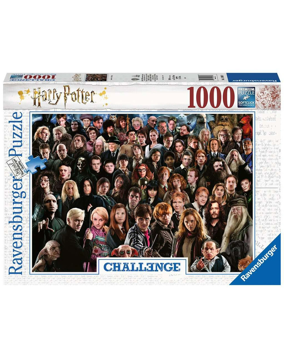 Ravensburger Puzzle 1000 Teile Harry Potter - Über 70 Charaktere aus der zauberhaften Welt von Hogwarts auf einem Puzzle für Erwachsene und Kinder ab 14 Jahren