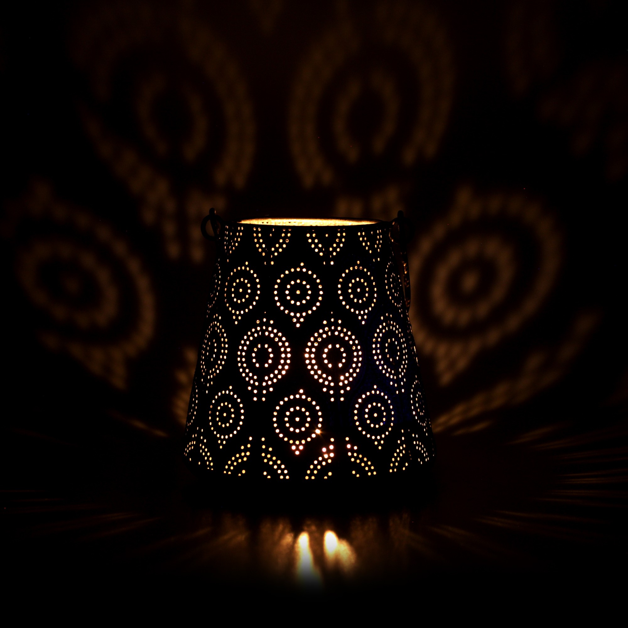 Windlicht 'Topasse', Ø 21 cm, H 20,5 cm von fischer's lagerhaus