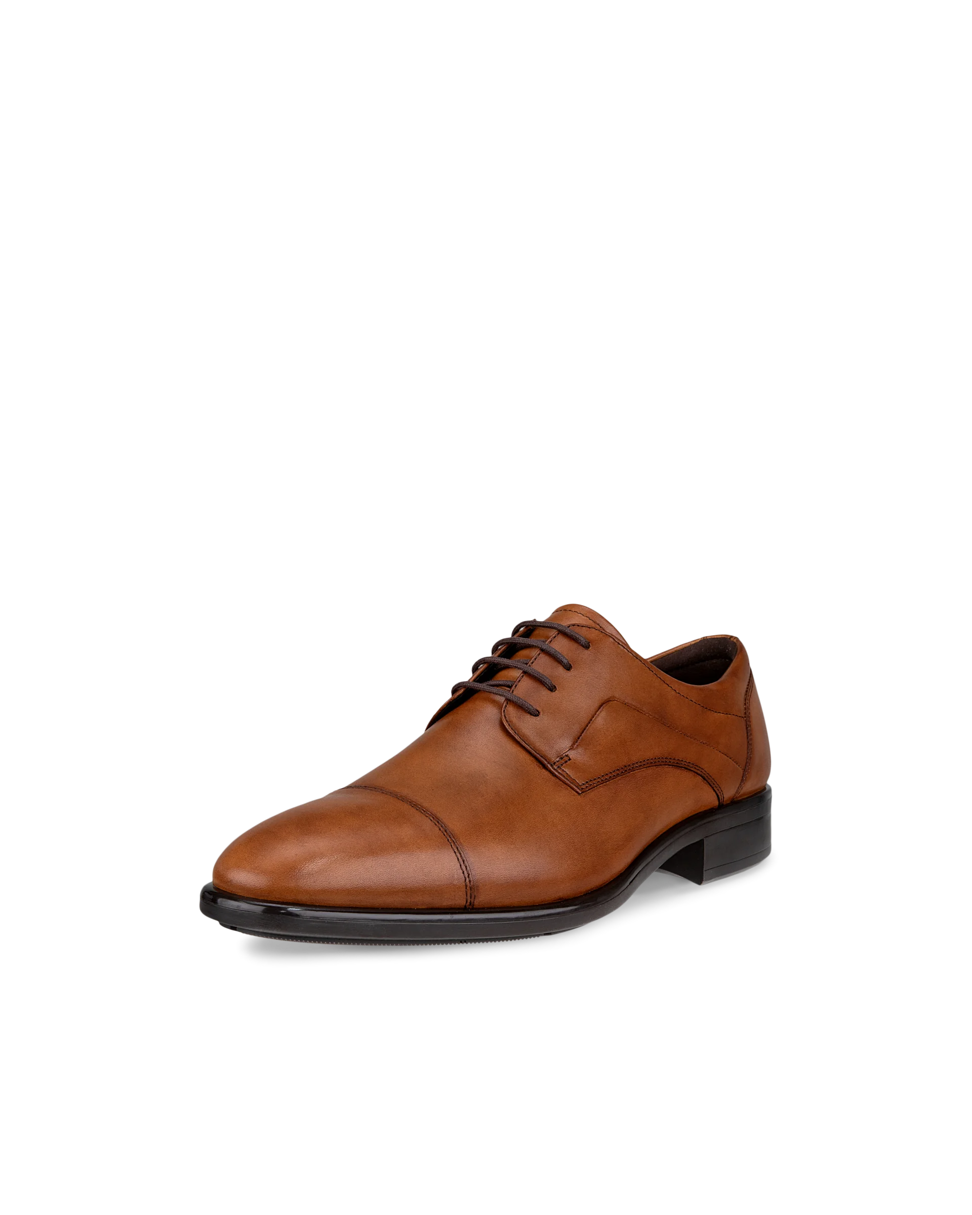 ECCO CITYTRAY Herren Derbyschuhe aus Leder Braun