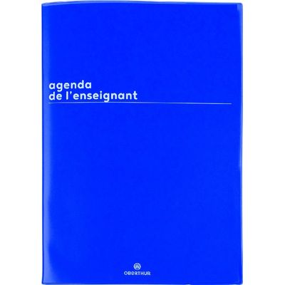 Agenda de l'Enseignant Boréal - 21,5 x 30 cm - bleu - Oberthur