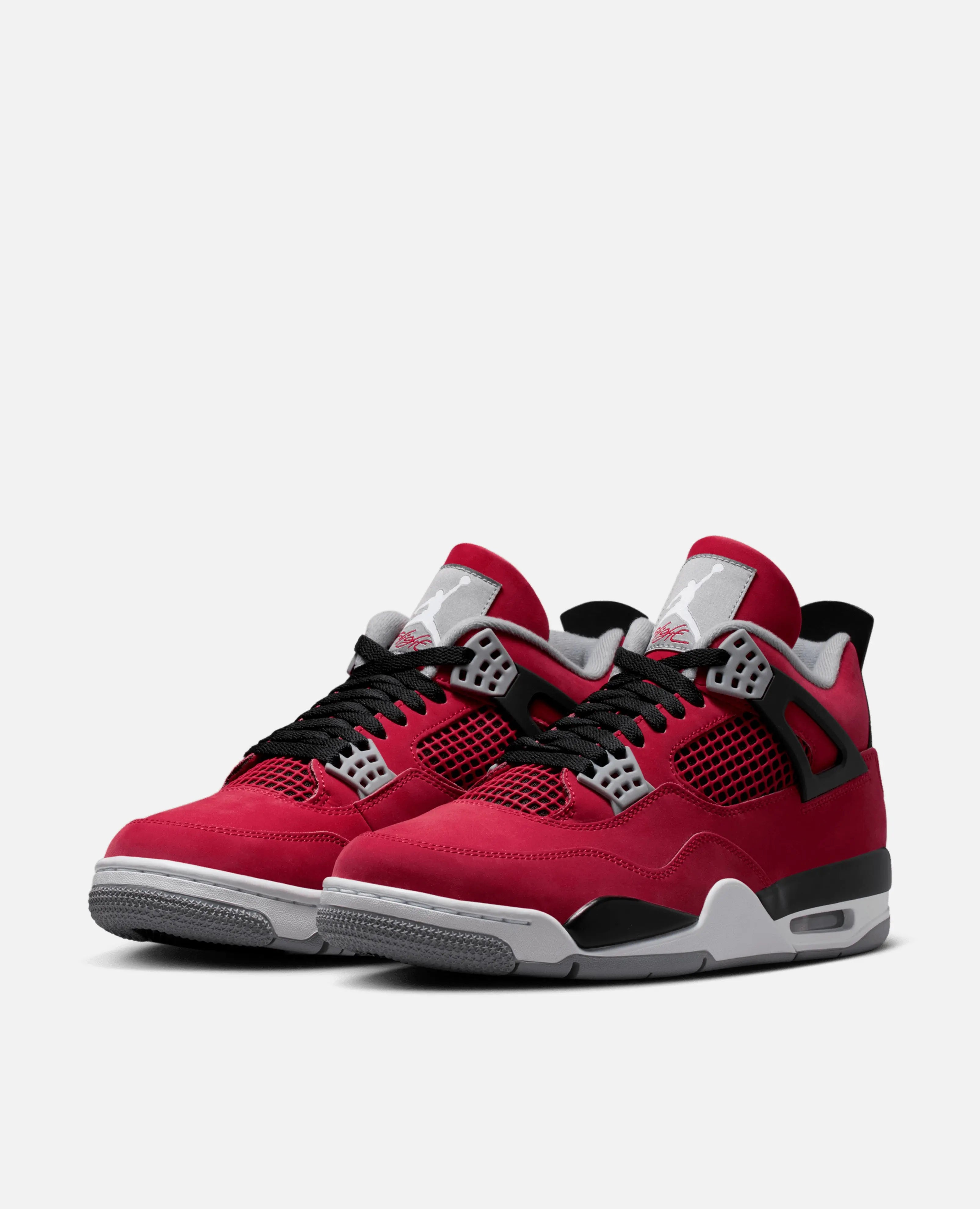 Air Jordan 4 Retro Nike (Fire Red/White-Black-Cement Grey)