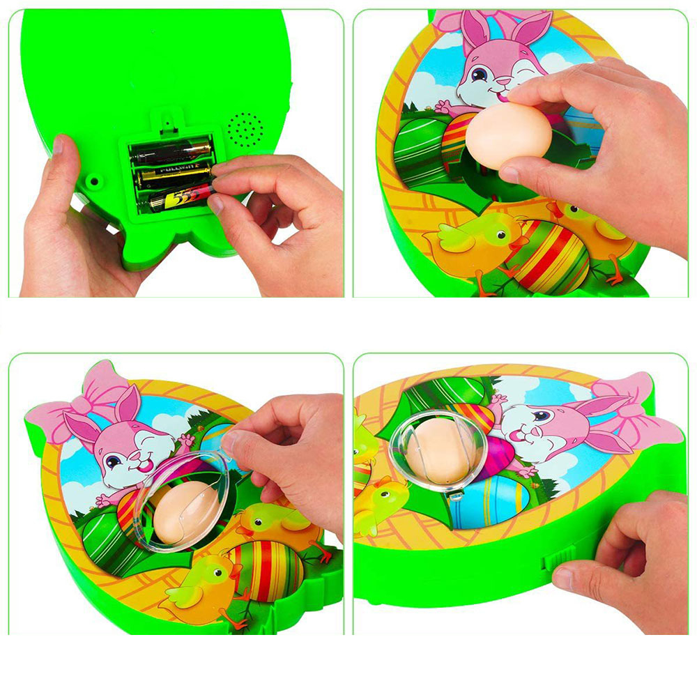 (12-tlg. Set) Eier Malmaschine DIY Ostereier Mal Kit mit Spinner   Stifte (Batteriebetrieben)
