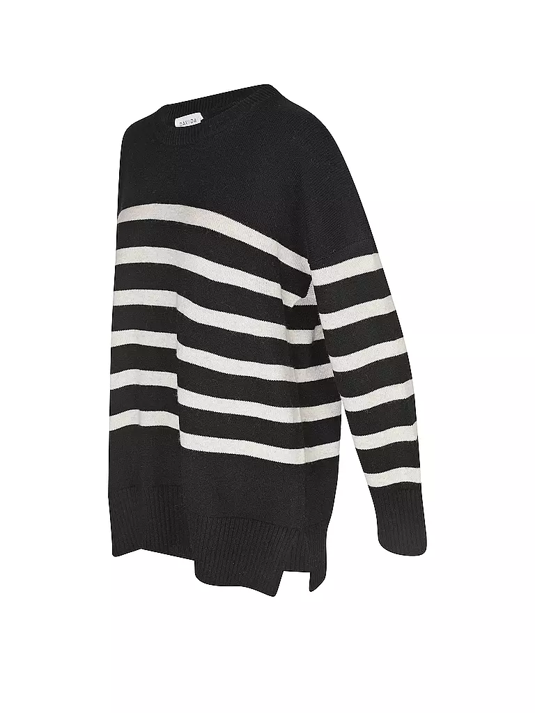 DAVIDA Kaschmirpullover  schwarz