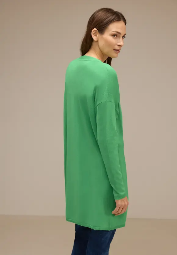 Langer Cardigan - light spring green