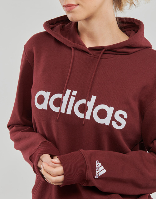 Adidas Sportswear - LIN FT HD - Marron / Blanc