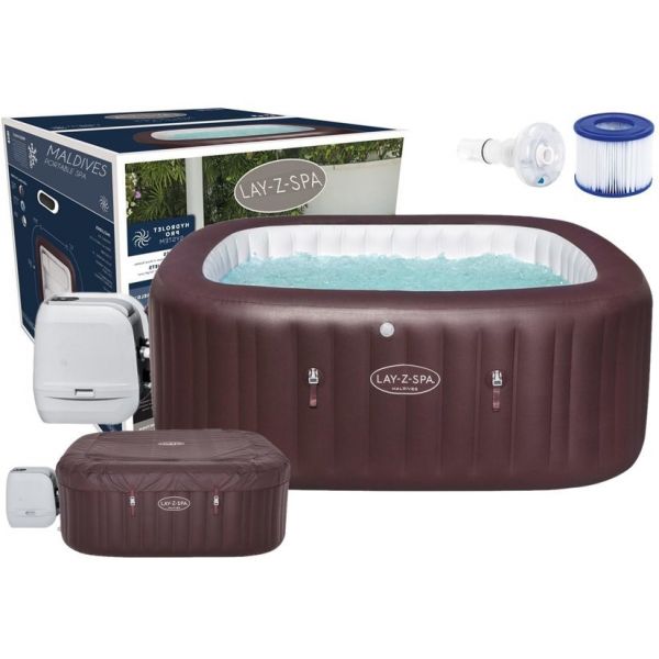 Bestway Spa Insuflável 60033 201X151X80 cm Bordô