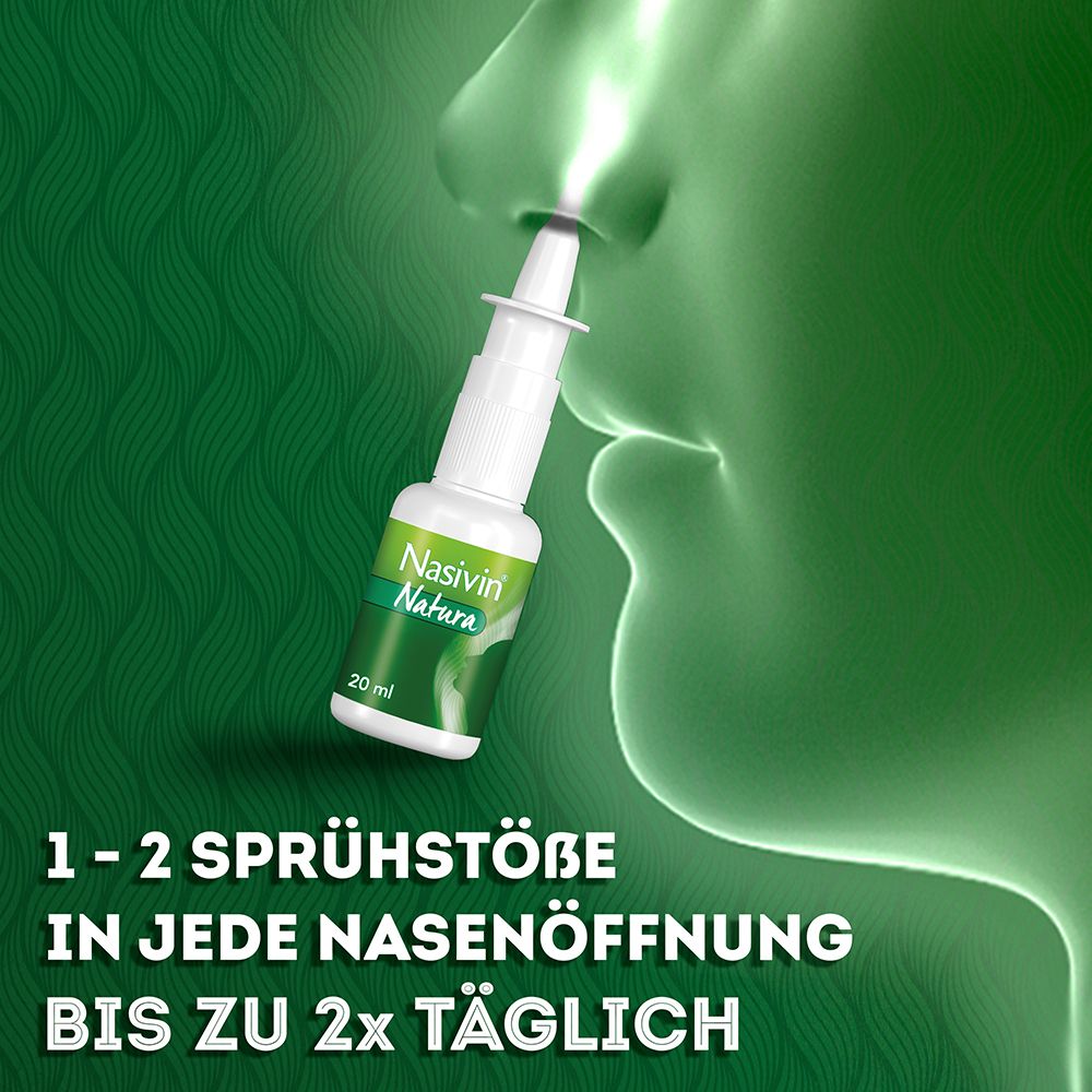 Nasivin® Natura Nasenspray, abschwellendes Nasenspray