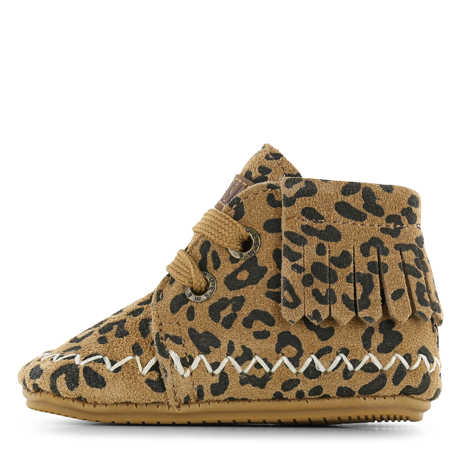 Shoesme cognac BABY-PROOF® Schuh mit Rüschen
