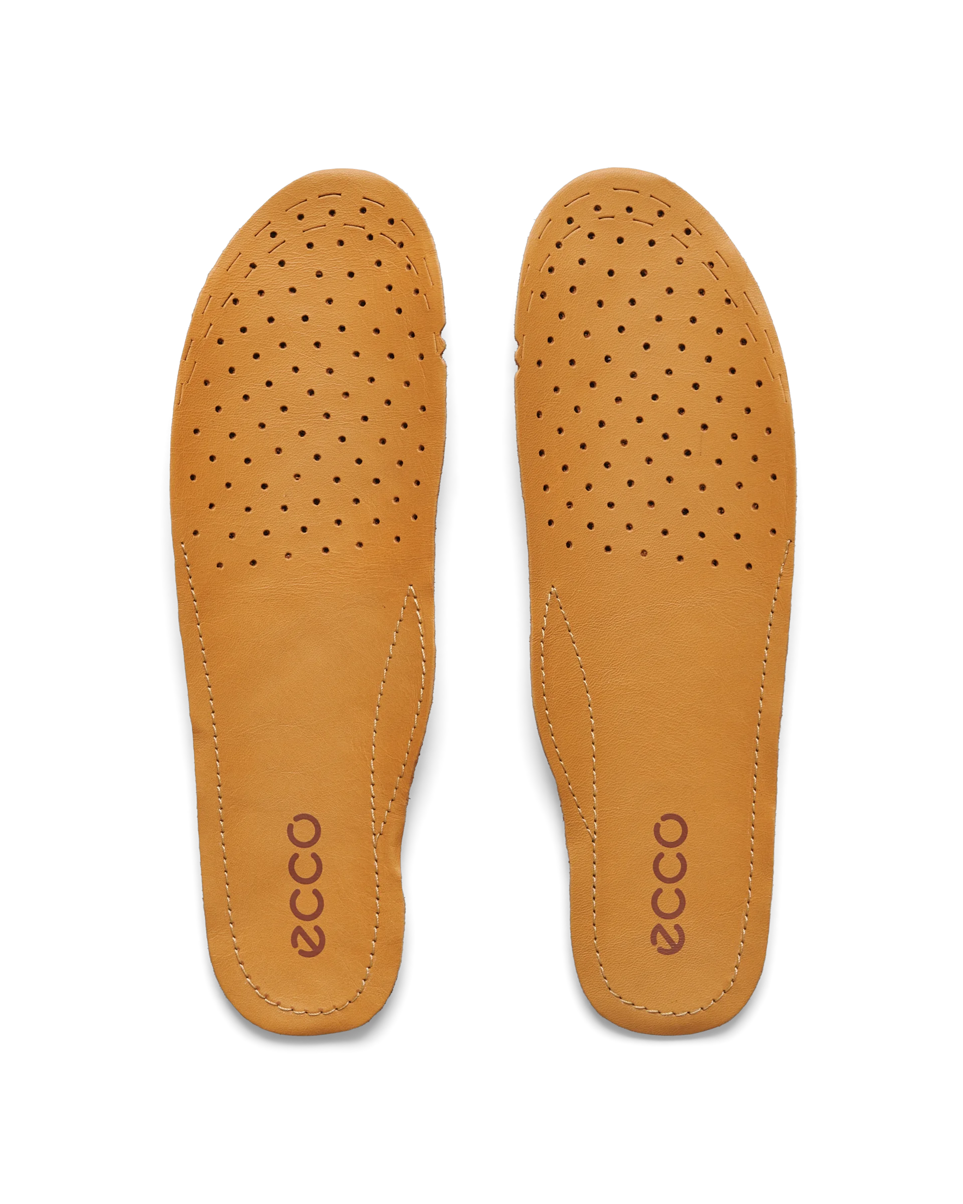 ECCO Comfort Slim Insole Kids Unisex Einlegesohle aus Leder Braun