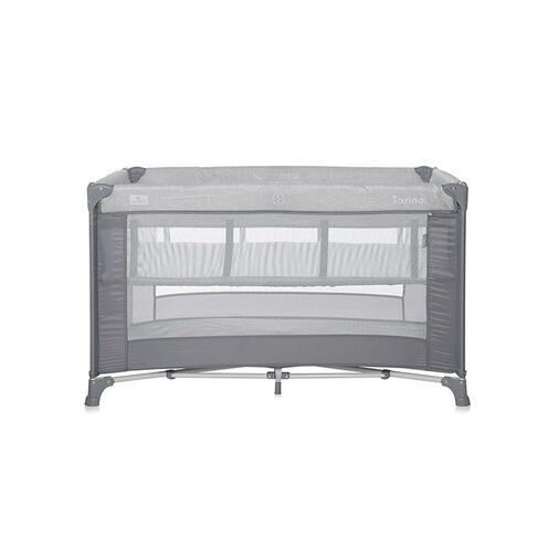 Lit parapluie TORINO 2 hauteurs Gris - LORELLI