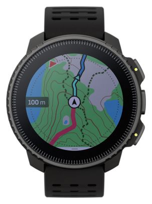 Montre GPS Suunto Vertical Steel Solar All Black - Noir