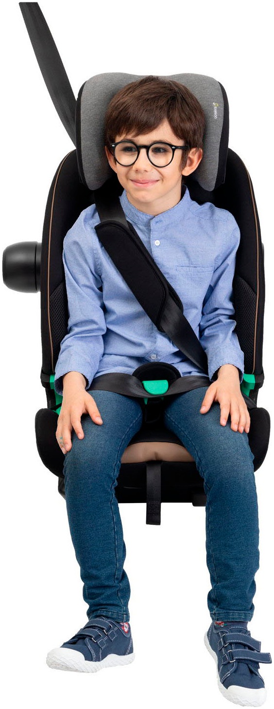 Chicco Autokindersitz »Autokindersitz Seat&Go i-Size, Posh Black« ISOFIX-Befestigung