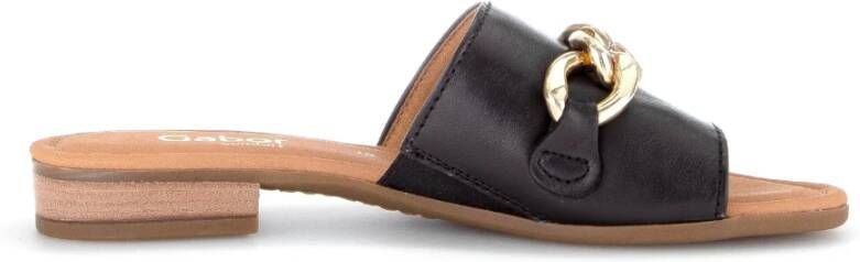 Gabor Comfortabele dames slippers Black Dames