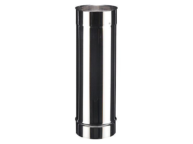 Tuyau inox 304 soudé 50 cm ø130 mm Poujoulat