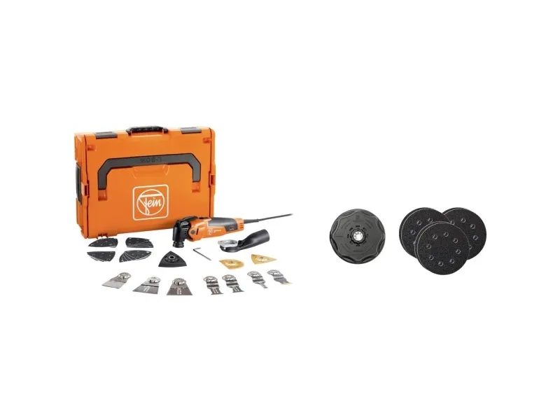 Fein MM 500 PLUS CE-Set 72296775000 Multifunktionsværktøj Kuffert, inkl. tilbehør 350 W