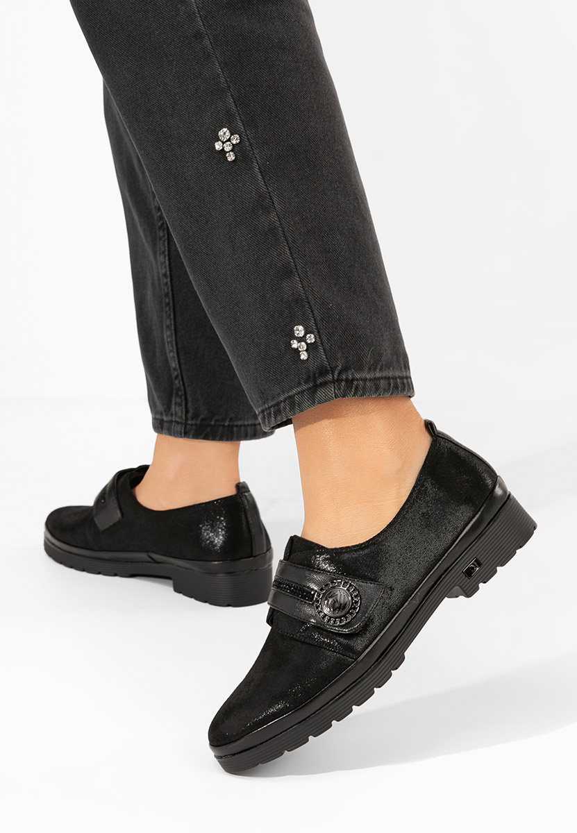Chaussures casual femme noirs Sadyo