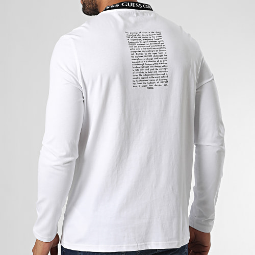 Tee Shirt Manches Longues M2BI90-K8FQ4 Blanc