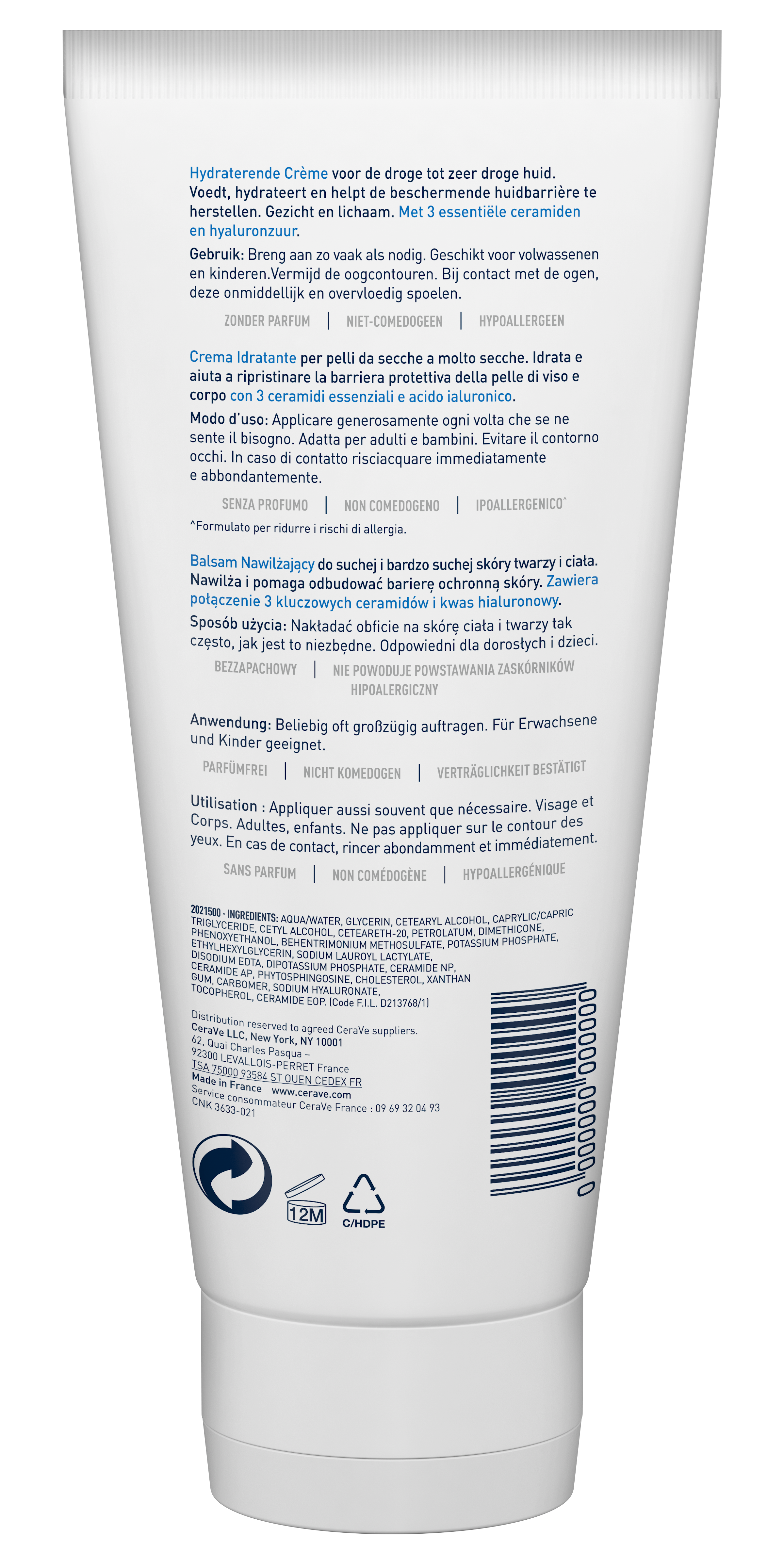 CERAVE Feuchtigkeitscreme Creme Tb 177 ml