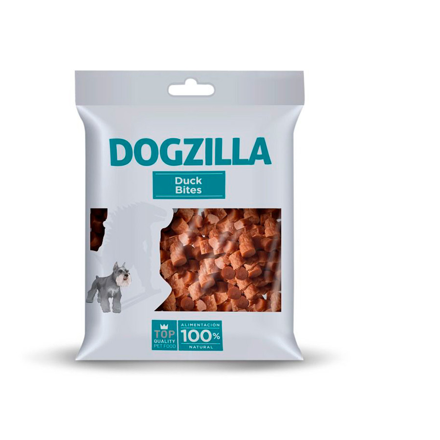 Petiscos de pato Dogzilla para cães