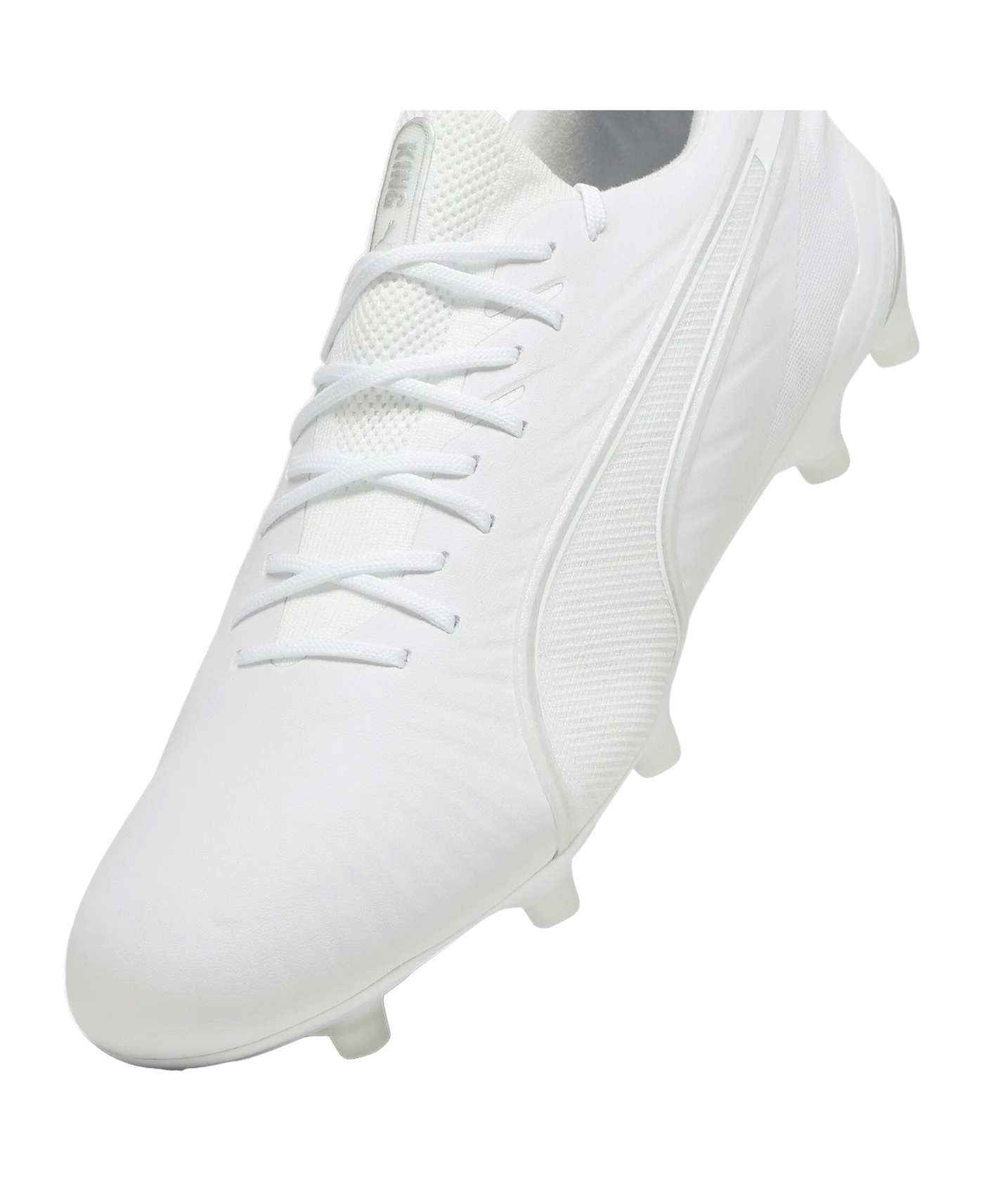 PUMA KING Ultimate FG/AG White Edition Weiss Silber F04