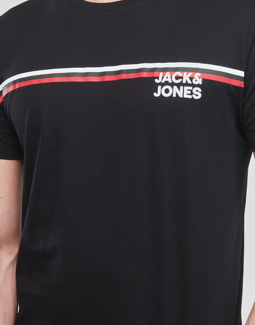 Jack & Jones - JJATLAS TEE SS CREW NECK - Noir